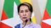 Liderja de fakto e Mianmarit, Aung San Suu Kyi. 