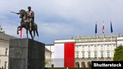 Президентский дворец в Варшаве, Польша. Иллюстративное фото