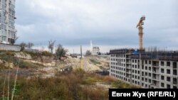 Строительство кластера на мысе Хрустальном, Севастополь, 2020 год