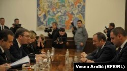 Sastanak predsednika Srbije Aleksandra Vučića i šefa BiH diplomatije Igora Crnadaka u Beogradu