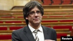 Карлес Пучдемон, Испанияның Каталония аймағының басшысы.