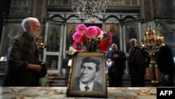 A commemoration service in a Sofia church marking 35 years since the murder of Georgi Markov, a Bulgarian dissident killed in London in 1978, reportedly by the Bulgarian security service and KGB acting in concert.