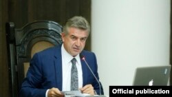 Новоназначенный премьер-министр Армении Карен Карапетян (архив)