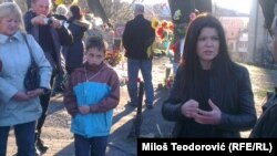 Ruslana pored mesta ubistva kijevskih demonstranata