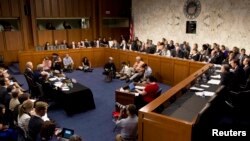 На слуханні в комітеті Сенату США з закордонних відносин щодо Сирії, фото 3 вересня 2013 року