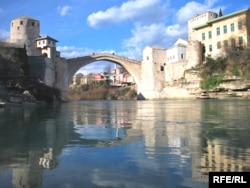 The Old Bridge in Mostar following its reconstruction in 2004. (file photo)