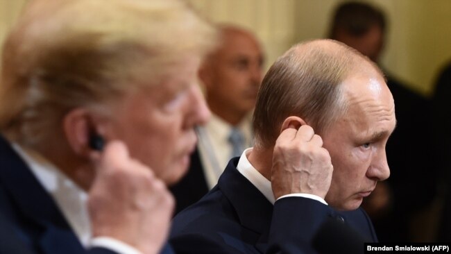 Predsjednik SAD Donald Tramp i predsjednik Rusije Vladimir Putin
