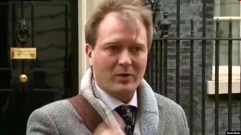 Richard Ratcliffe, husband of the jailed British-Iranian Nazanin Zaghari-Ratcliffe speaking after a meeting with British Prime Minister Boris Johnson at 10 Downing Street in London, January 23, 2020