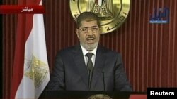 نطق تلویزیونی مرسی در شامگاه پنجشنبه