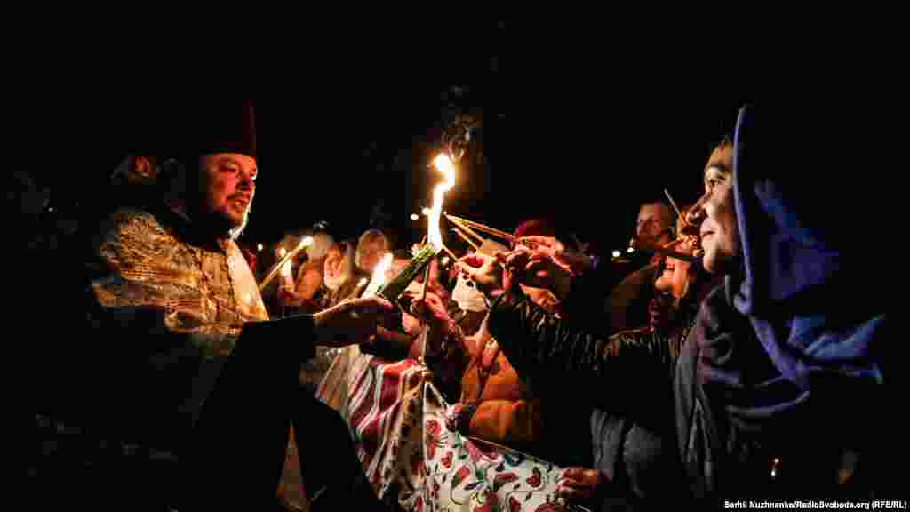 The Holy Fire is said to symbolize the resurrection of Jesus Christ. 