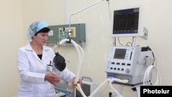 Armenia -- A newly refurbished hospital in Goris, 22Dec2010.