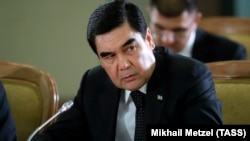 Türkmenistanyň prezidenti Gurbanguly Berdimuhamedow. Arhiw suraty