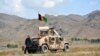 FILE: An Afghan National Army patrol in Wardak Province.
