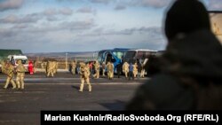 Обмін полоненими на Донбасі, поблизу Горлівки, 27 грудня 2017 року