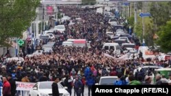 Акция протеста в Ереване. 21 апреля 2018 года