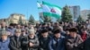 Протестующие в столице Ингушетии Магасе, март 2019 года 