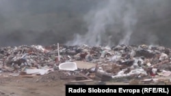 Запален смет во депонијата Русино