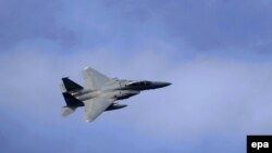 A $12-billion deal for F-15 fighter jets was signed by Qatar in Washington on June 15. (file photo)
