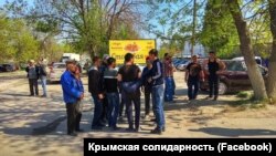 Обшуки у кримськотатарських активістів в Білогірську, 26 квітня 2018 року