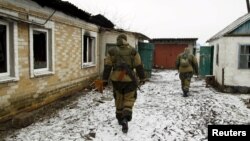 Security forces in the Russian-occupied parts of Ukraine's Donbas region have reportedly been conducting searches and making arrests in an effort to root out civilians who might be assisting Kyiv's military. Their operations have been described as "witch hunts" by one local. (file photo)