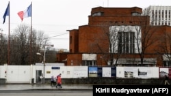 The French Embassy in Moscow, where Barbereau took temporary refuge