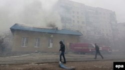 Мариупол шаары. Украина. 24-январь, 2015-жыл.