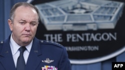 U.S. Air Force General Philip Breedlove, U.S. European Command Commander and North Atlantic Treaty Organization (NATO) supreme allied commander, holds a media briefing at the Pentagon in Washington on November 3.