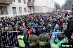 Під час демонстрації на захист «в’язнів Болотної» у Москві, 24 лютого 2014 року