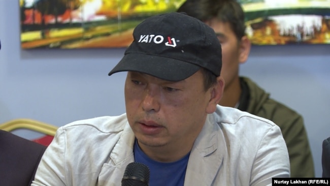 Казахстанец Аман Жансеит, который говорит, что провел в лагере в Китае почти два месяца.