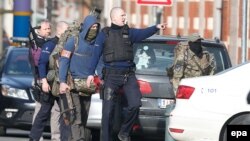 Policia speciale e Belgjikës gjatë një aksioni të mëparshëm në Bruksel