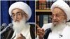 Iran's Grand Ayatollah Naser Makarem Shirazi (R) and Grand Ayatollah Hossein Noori Hamedani. Undated