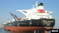 An oil tanker in the Iranian fleet. File photo