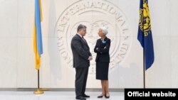Президент України Петро Порошенко та голова МВФ Крістін Лагард, червень 2017 року