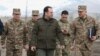 Armenia - Defense Minister Vigen Sargsian visits a military base in northern Armenia, 15 March 2018.