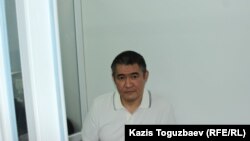 Бизнесмен Искандер Еримбетов в суде по делу в отношении него и группы лиц о «мошенничестве». Алматы, 8 августа 2018 года.