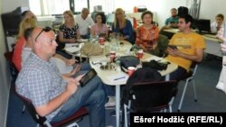 Novinari Radija 27 na obuci u Sarajevu koju je organizovala nevladina organizacija Prag Freedom Forum 6. i 7. juna 2014