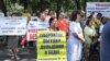 Акция протеста дольщиков в Ростове