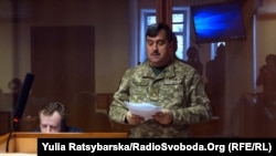 Засідання апеляційного суду у справі генерала Назарова у Дніпрі, 31 січня 2019 року. На фото – генерал-майор Віктор Назаров