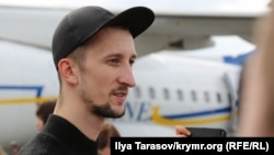 Александр Кольченко в аэропорту Борисполь. 7 сентября 2019 года