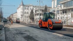 Реконструкция Большой Морской улицы в Севастополе, 31 марта 2020 года
