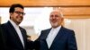 Iranian Foreign Minister Mohammad Javad Zarif (R) speaks with ministry spokesman Abbas Mousavi in the capital Tehran, June 10, 2019. File photo