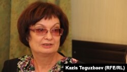 «Наша газетаның» бас редакторы Ольга Колоколова. Алматы, 28 қараша 2016 жыл.