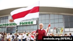 Ніна Багінська стала одним із символів мирних протестів у Білорусі