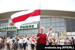 Ніна Багінська стала одним із символів мирних протестів у Білорусі