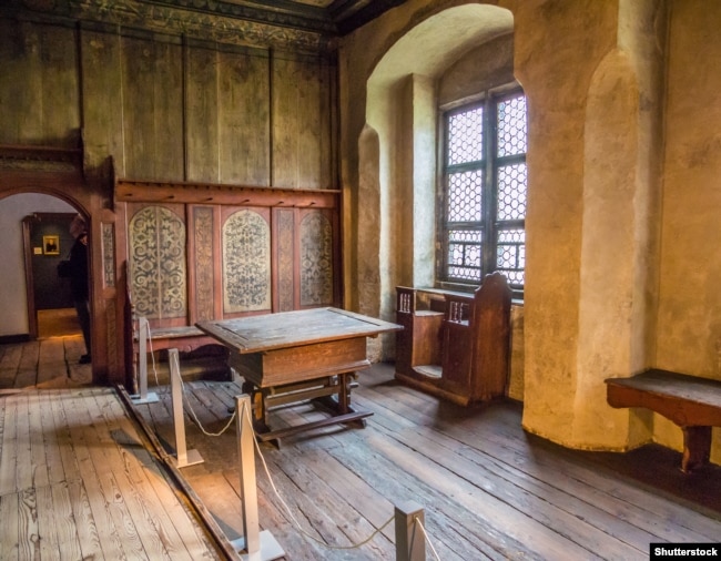 Працоўны пакой Лютэра ў Вітэнбэргу.