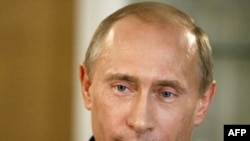Prime Minister Putin during the CNN interview in Sochi