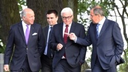 Cei patru miniştri de externe la negocierile de la Berlin