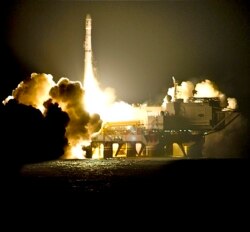Пуск ракеты-носителя "Зенит" с платформы "Морского старта"