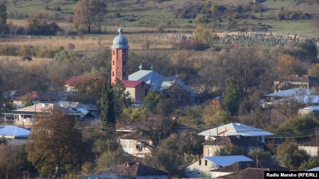 Чеченское селение в Панкисском ущелье Грузии