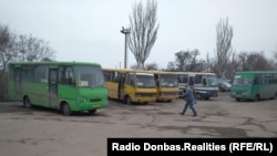 Автобусы на Южном автовокзале Донецка